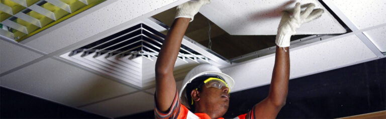 SUSPENDED CEILING INSTALLATION (ACOUSTICAL)