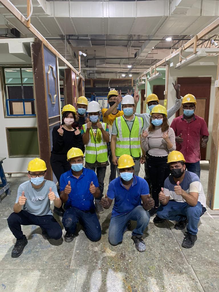Myanmar Construction Workers In Singapore Under The PCM Sector